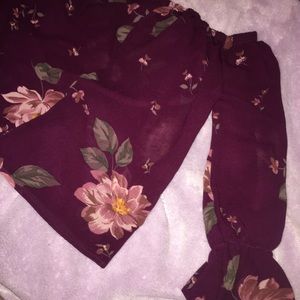 Off the shoulders shirt